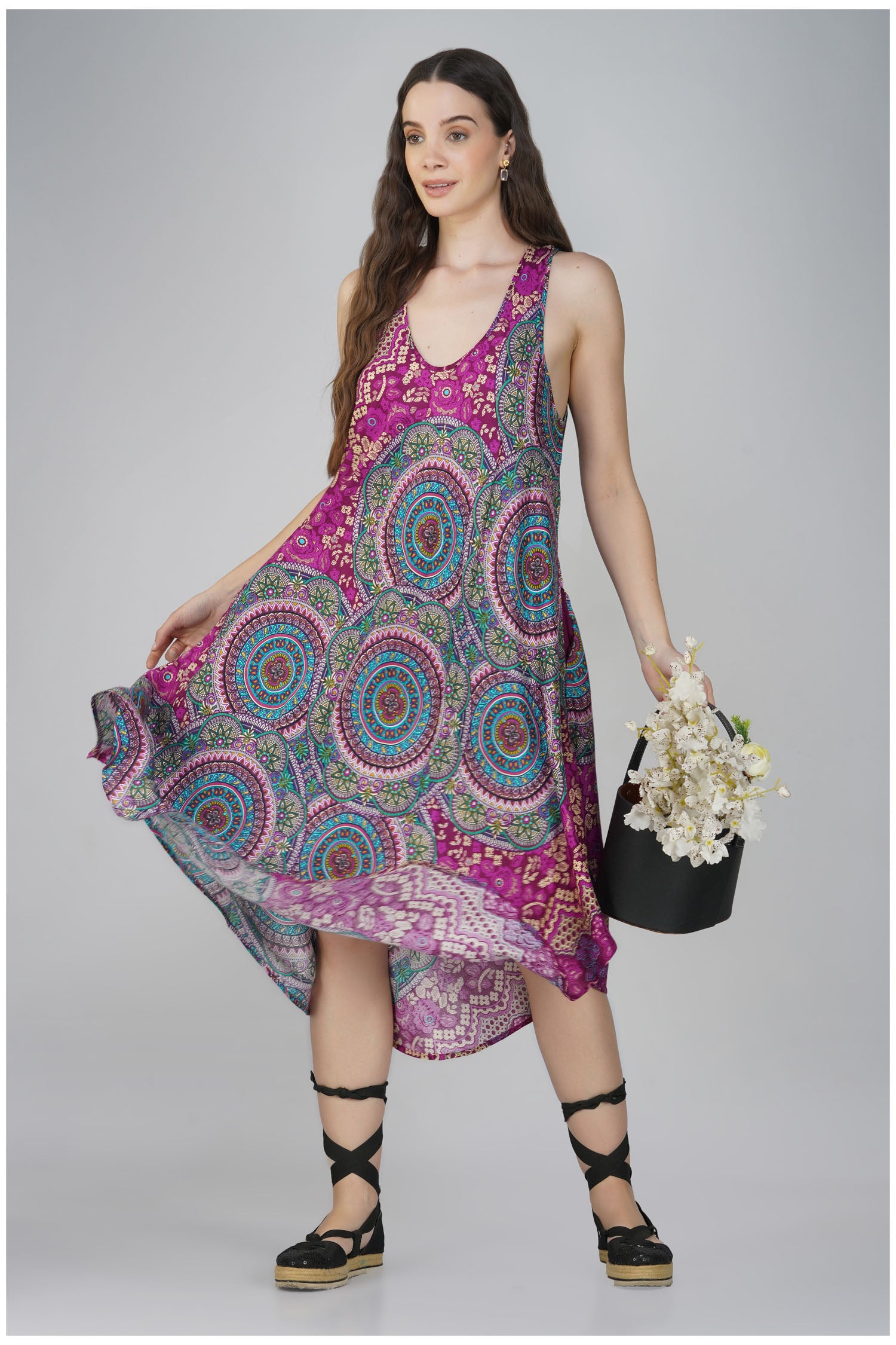 Aboriginal Print Long Maxi