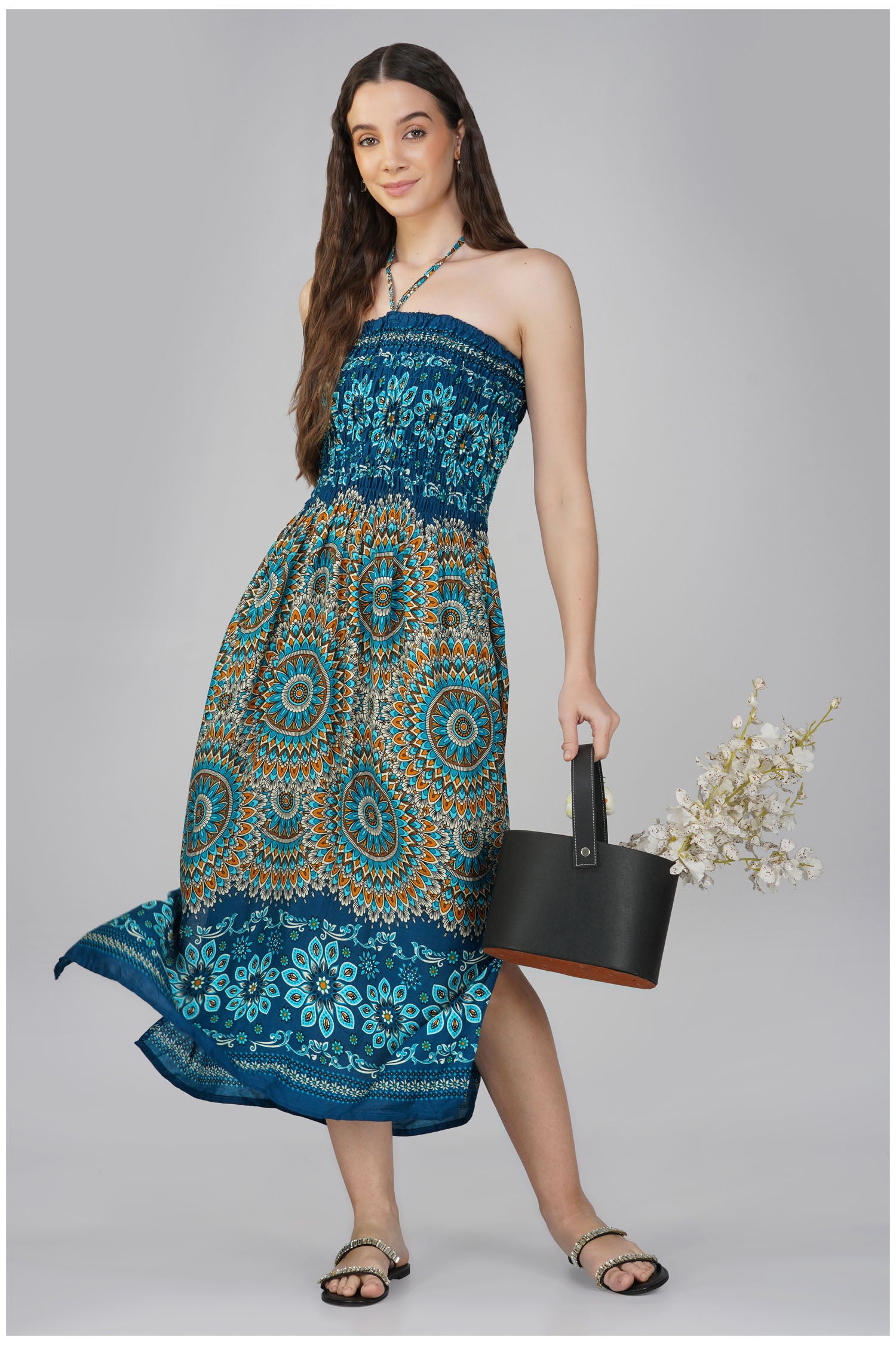 Patchwork Maxi - Teal