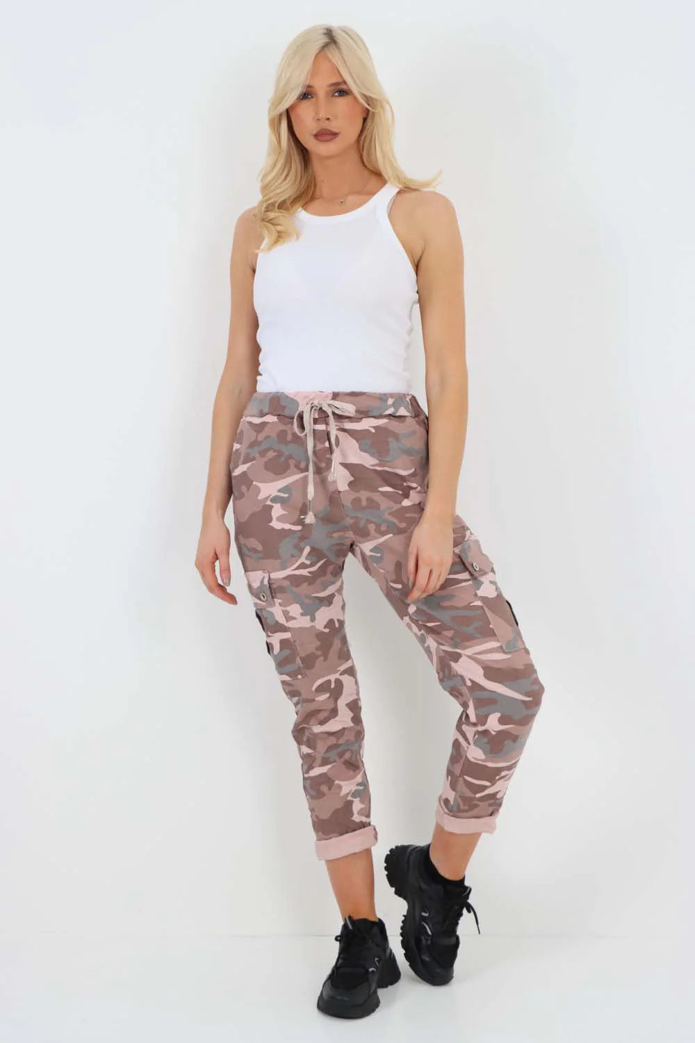 Side Pockets Cargo Trousers